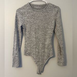 Abercrombie & Fitch Soft & Cozy Long-Sleeve Scoop Neck Bodysuit